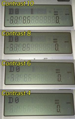液晶クロストークの様子 (30b)
