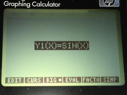 式を入力する画面