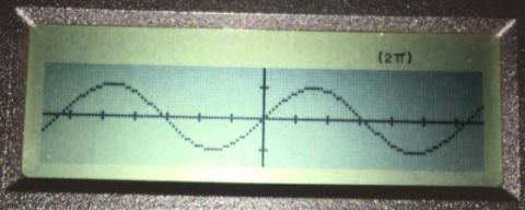 sin(x)のグラフを表示したところ
