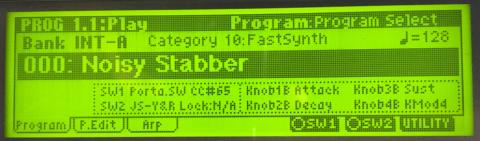 PROGモードの画面