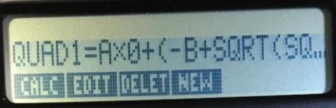 ソルバー画面。「A×0」は順番を揃えるためのダミー