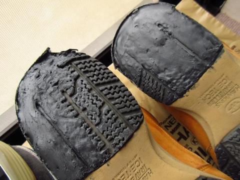 乾燥後プレートを外したとこと