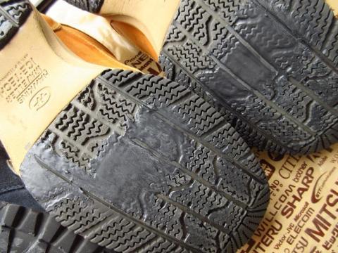 肉盛りされたつま先部分