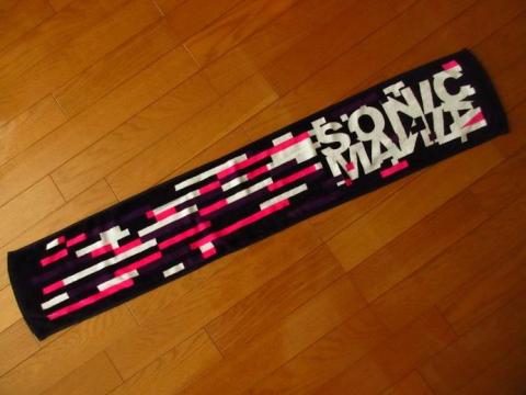 SONICMANIA オフィシャルグッズのマフラータオル