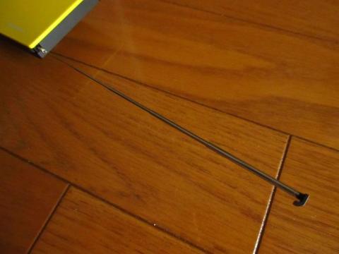 アンテナを伸ばしたところ