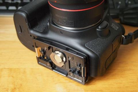 70Dに装着した状態