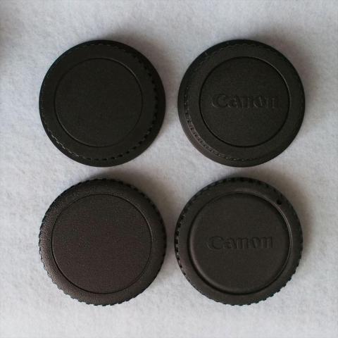 左:VILTROX、右:キヤノン