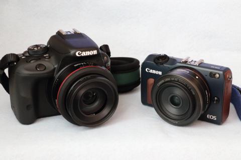 パンケーキ装着状態での比較