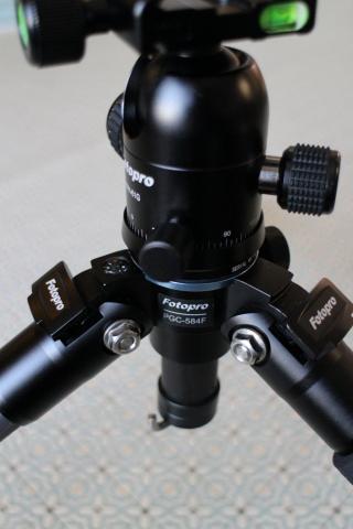 短いセンターポールに交換