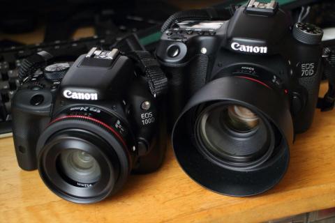 70Dと並べると、まさに兄弟機・・・