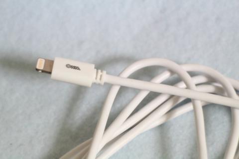 ケーブル、コネクタ共にやや太め