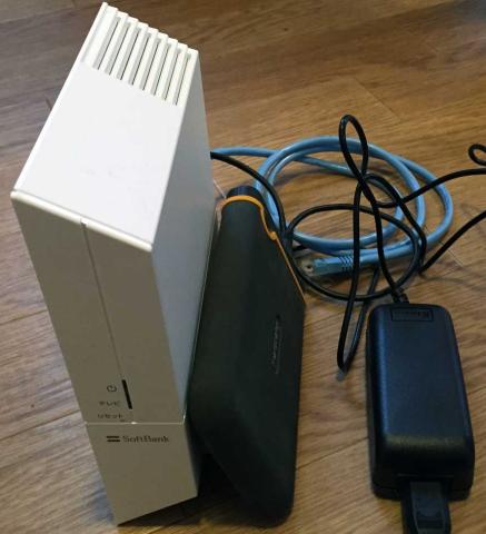本体と外付けUSB HDD