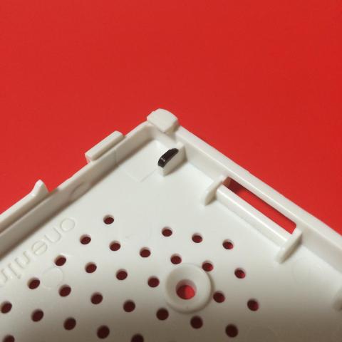 削る前。黒く塗った部分を削る