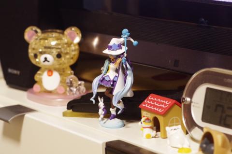 テレビの前にあったフィギュア