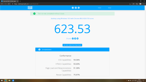 Basemark Web 3.0結果