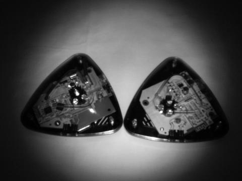 赤外線カメラで透視比較