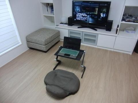 TV見ながらPC操作