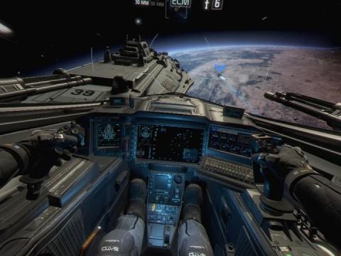 コクピット下部