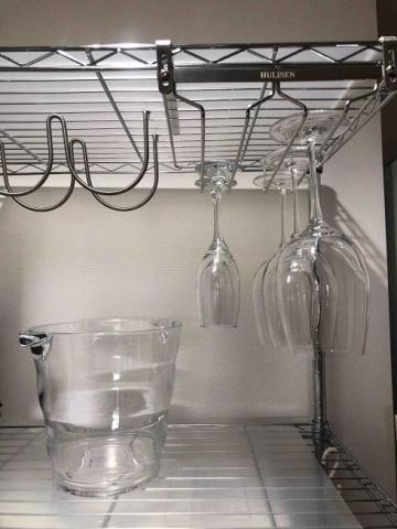 シャンパンクーラーと共に