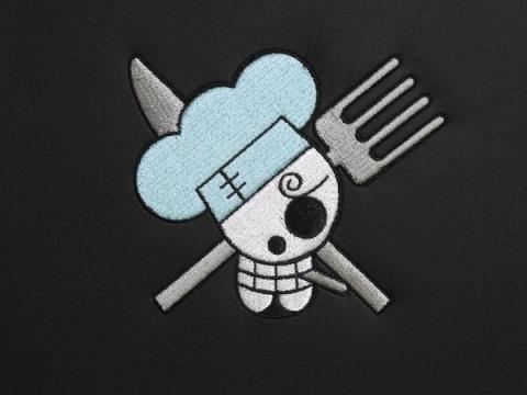 背もたれ部分のロゴ