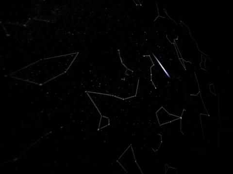 HOMESTARの星と流星