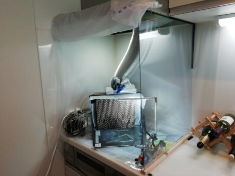 換気扇に直結加工