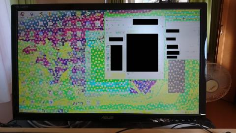 GeForce GTX750Ti 画面乱れ01