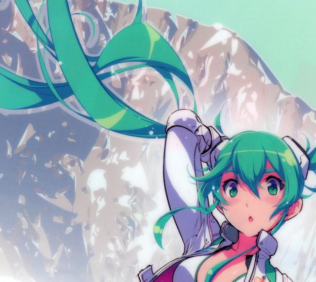 風になびくミクの髪がイイネー