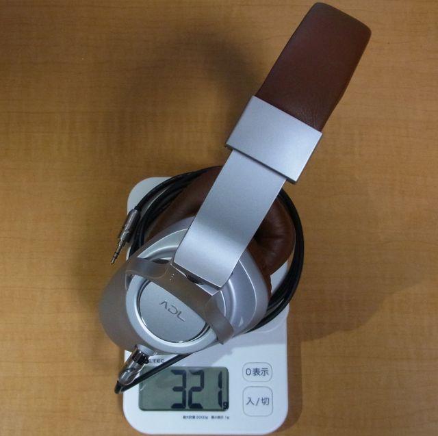iHP-35X装着時は321g。