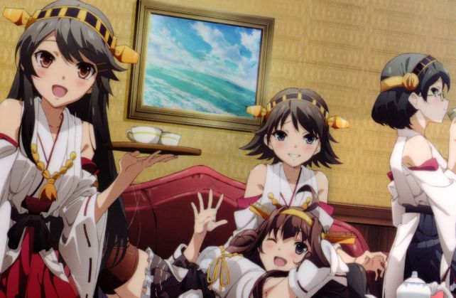 ゲームやってないので性格ワカランが、榛名が一番好みかな。