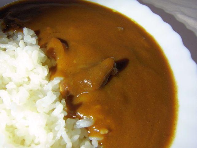 具の「固体」としてはほとんど溶けた玉ねぎと厚めの牛肉