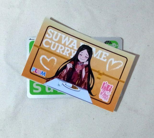 ステッカーの大きさは茶色の「ワク」迄なのでやや小さめ