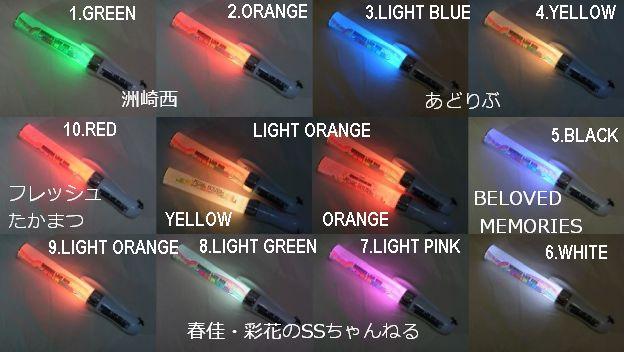 中央にLIGHT ORANGEの比較画像おいてみた