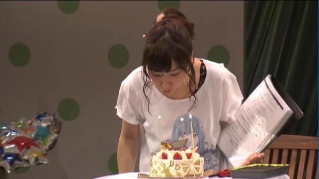 ろうそくは大きなの3本。30本でなくホント良かったってw