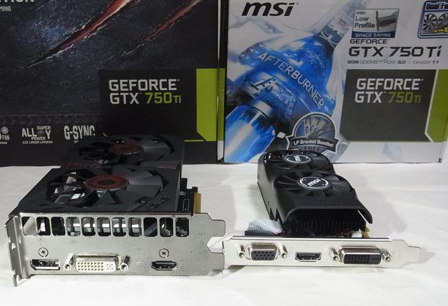 N750 Ti-2GD5TLPは標準ではスロットは1枚出し