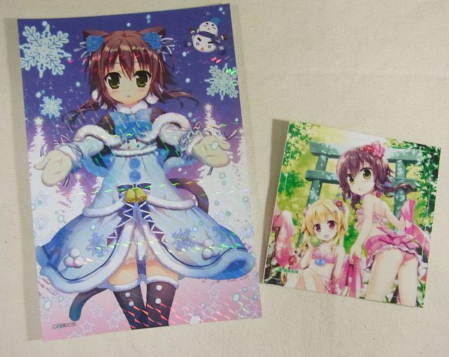 ポストカードはちょっと地味?