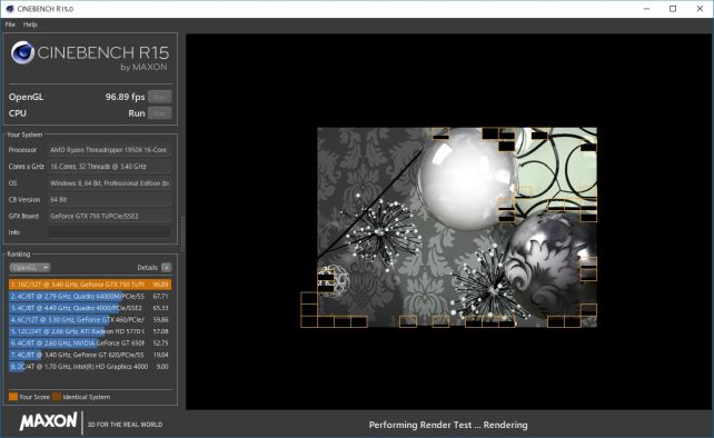 きちんと32カ所で描画されている。