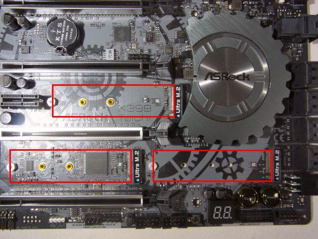 M2. SSDは3枚。NVMe RAIDも組める。