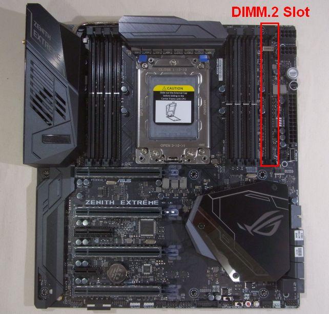 DIMM.2カードはここに挿す。
