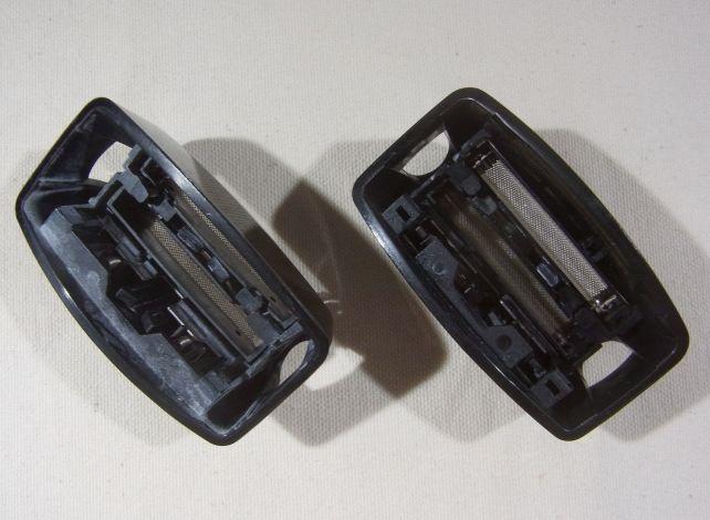 裏を見ると石鹸成分で表面が荒れているので左が古いと解るが...