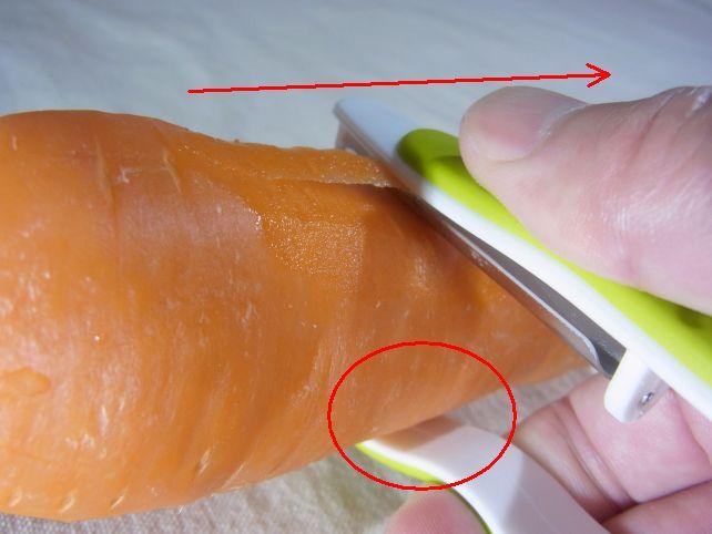 矢印の方向に動かそうと思うと、円の部分の摩擦が大きすぎて引っかかる。