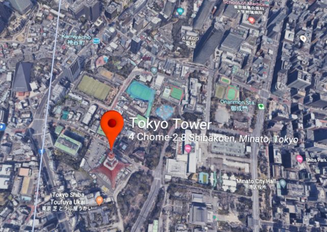 東京の象徴的なところを目指してみよう...