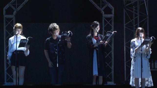 前回不参加の内田彩(左端)と新登場の日高里菜(右端)にフォーカスがあたるような脚本だった