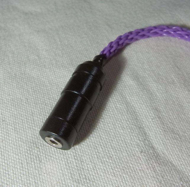 2.5mmバランスジャックの方もしっかり作ってある。