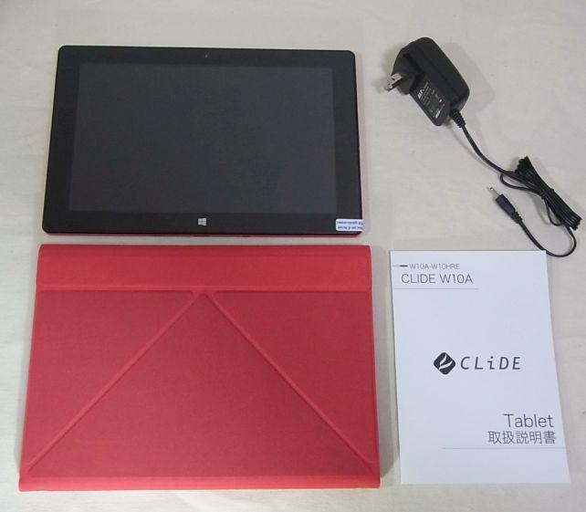 説明書はCLIDEのものが付属する。添付ACアダプタは...