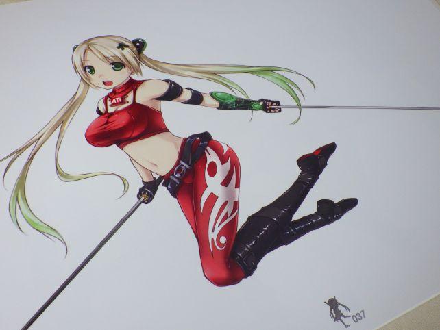 つくもたんクリアファイルで高い人気とレア度を誇るATiコラボ版。