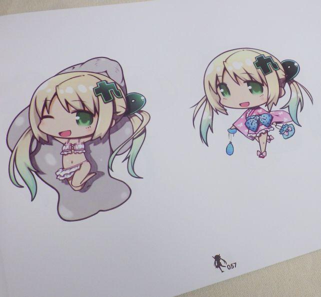 クリアでないクリアファイル↓に採用された絵のSDヴァージョン