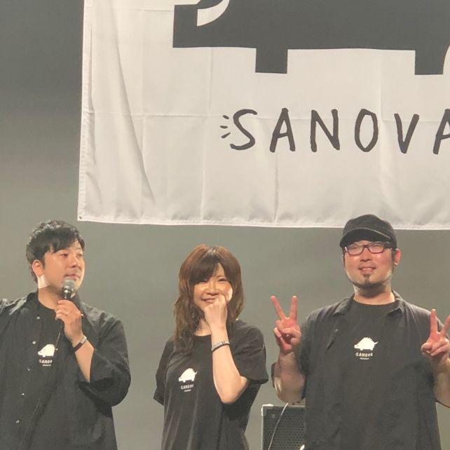 左から、やーまん⇒沙知さん⇒ショボン。ドラムスが赤い流星とよく演っているショボンになったのうれしい。