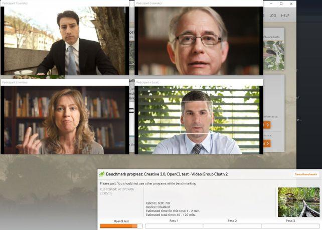 ビデオチャット風...