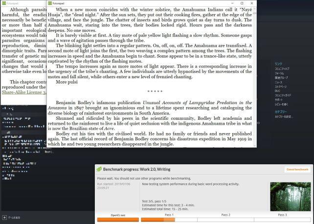 アフィス用途を想定したようなテストも。